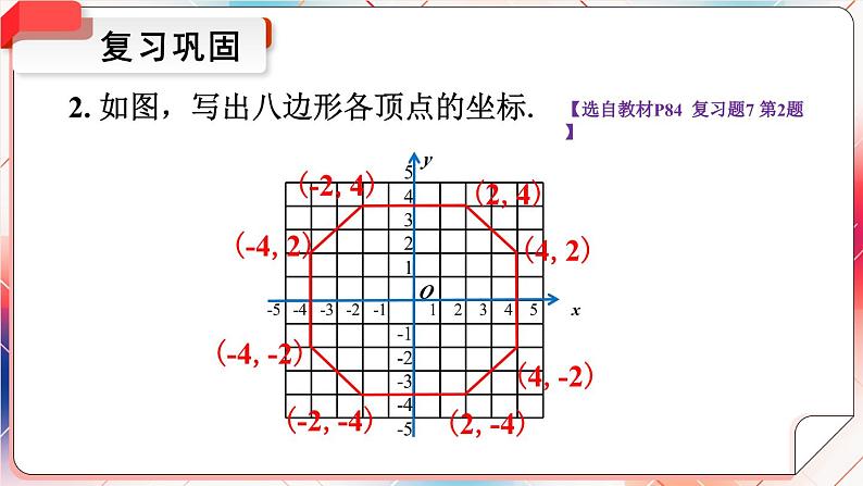 最新人教版七下数学 第七章 平面直角坐标系 小结与复习（课件）第8页