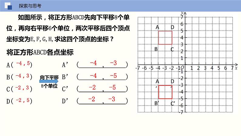 2024年春七年级人教版数学下册7.2.2用坐标表示平移（同步课件）第6页