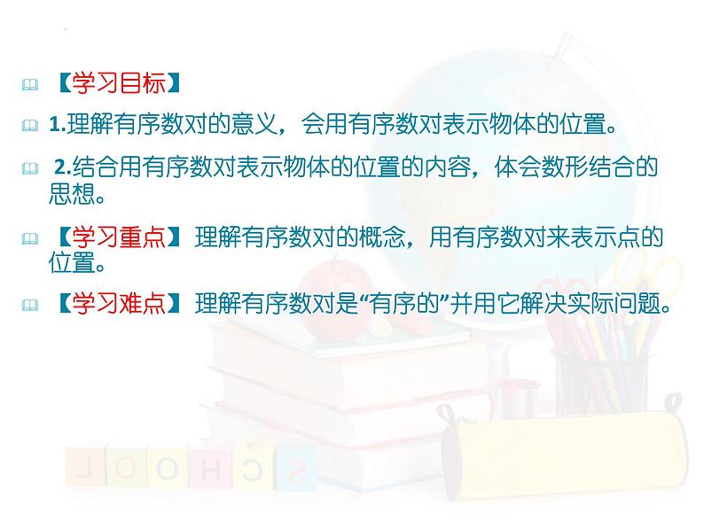 2024年春人教版七年级数学下册7.1.1有序数对课件第2页