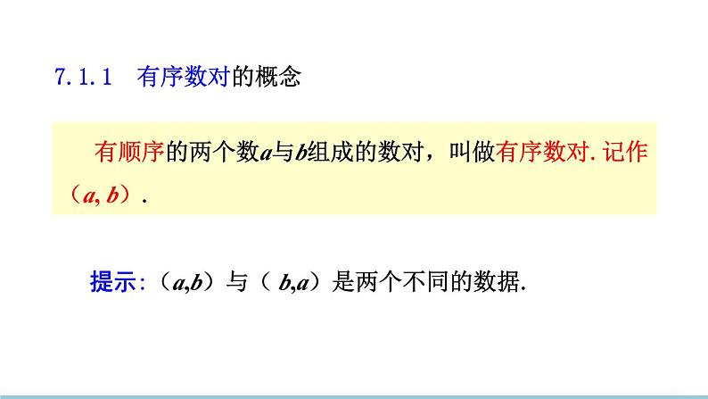 2024年春人教版数学七年级下册第七章平面直角坐标系复习课件第2页