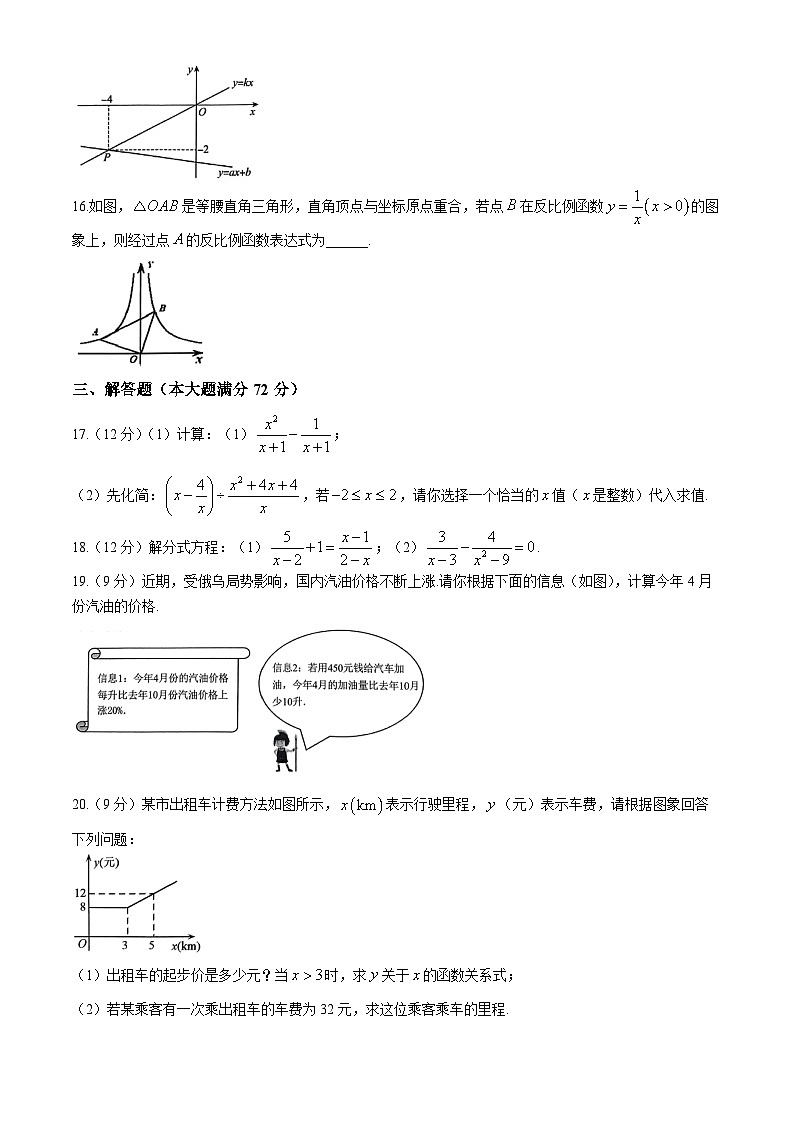 海南省海口市丰南中学2023-2024学年八年级下学期期中数学试题第3页