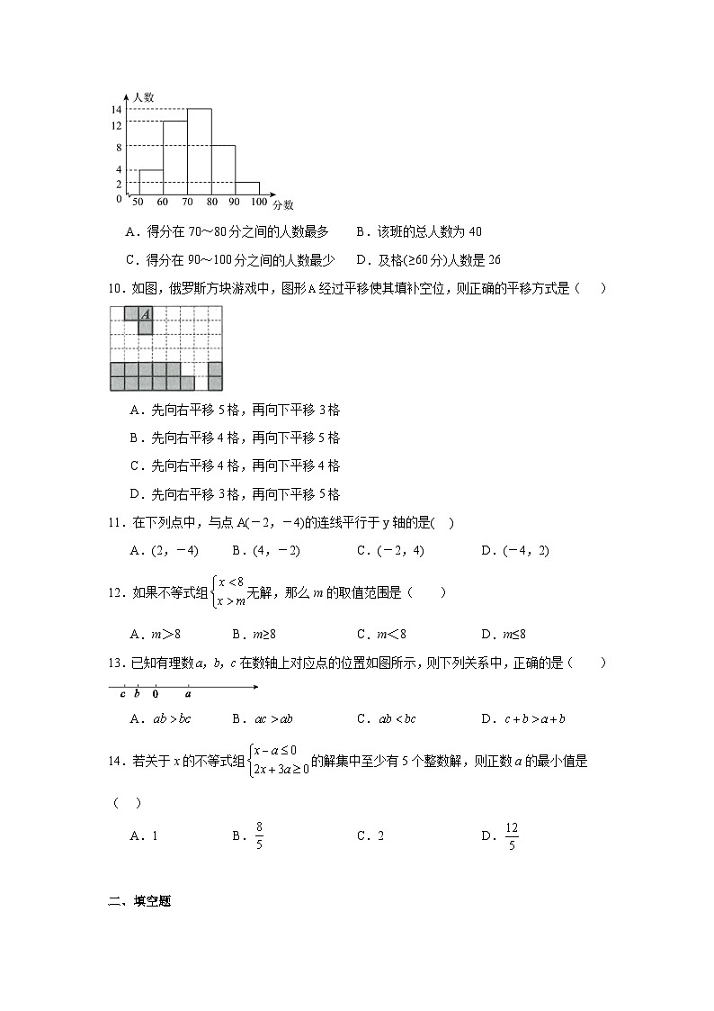 河北省唐山市路北区2021-2022学年七年级下学期期末数学试题第2页