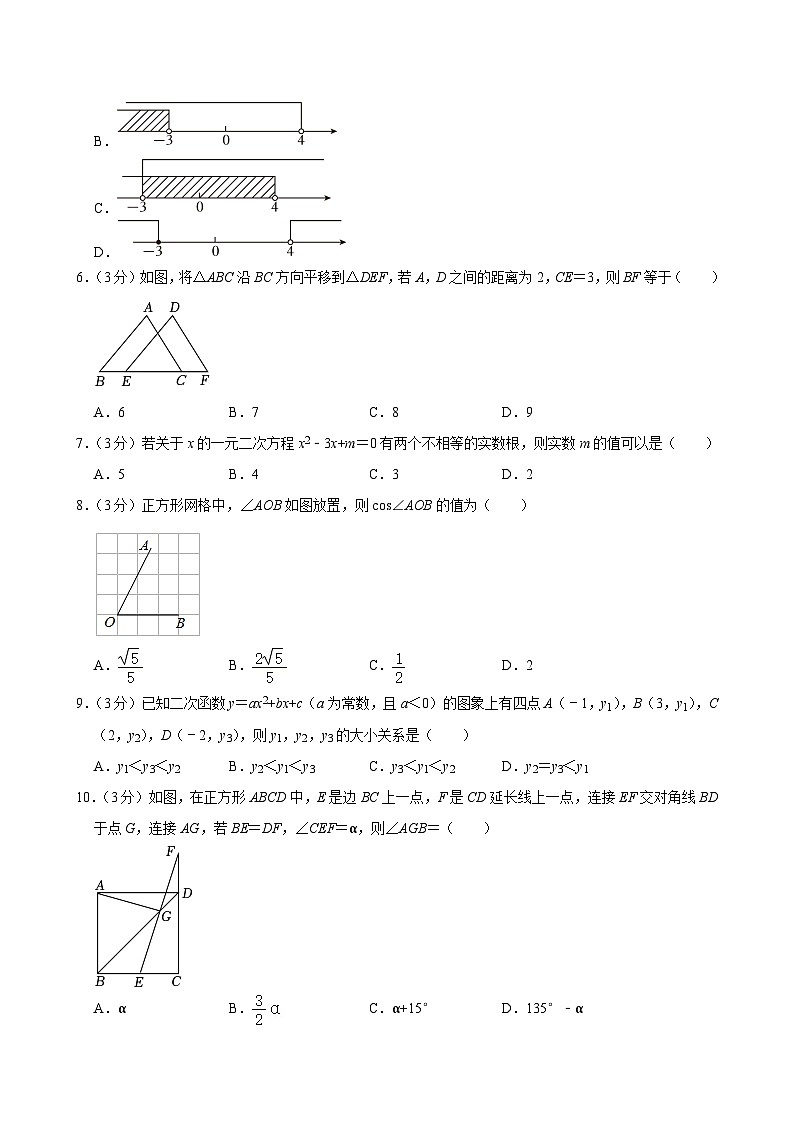 2024年广东省广州市越秀区中考数学二模试卷+02