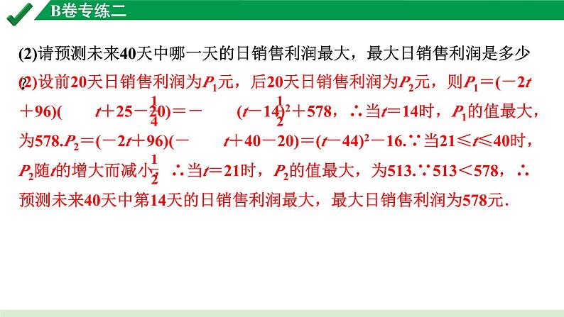 2024成都中考数学B卷专项强化训练02.B卷专练二课件第5页