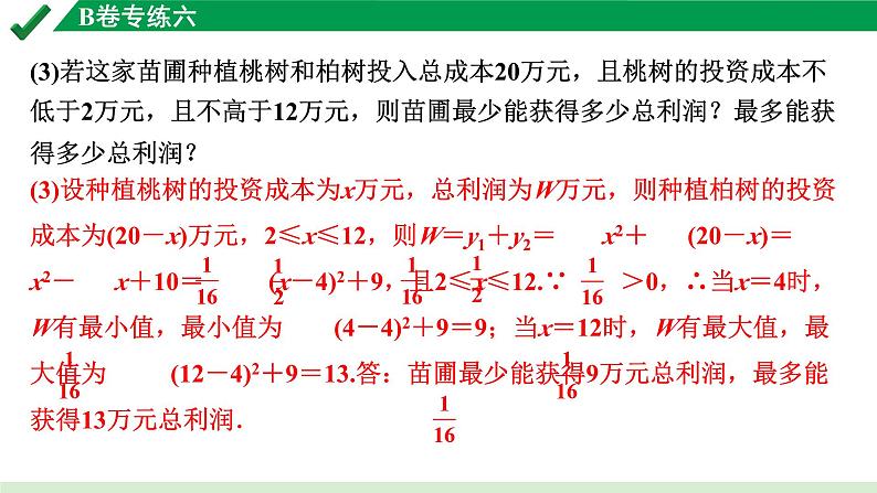 2024成都中考数学B卷专项强化训练06.B卷专练六课件第7页