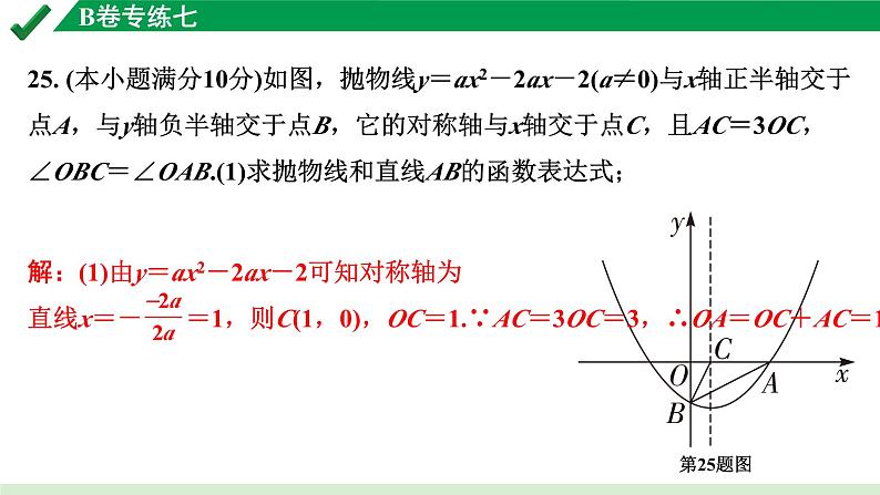 2024成都中考数学B卷专项强化训练07.B卷专练七课件第6页