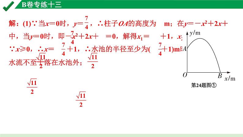 2024成都中考数学B卷专项强化训练13.B卷专练十三课件第5页