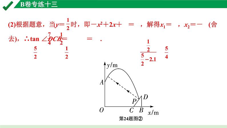 2024成都中考数学B卷专项强化训练13.B卷专练十三课件第7页