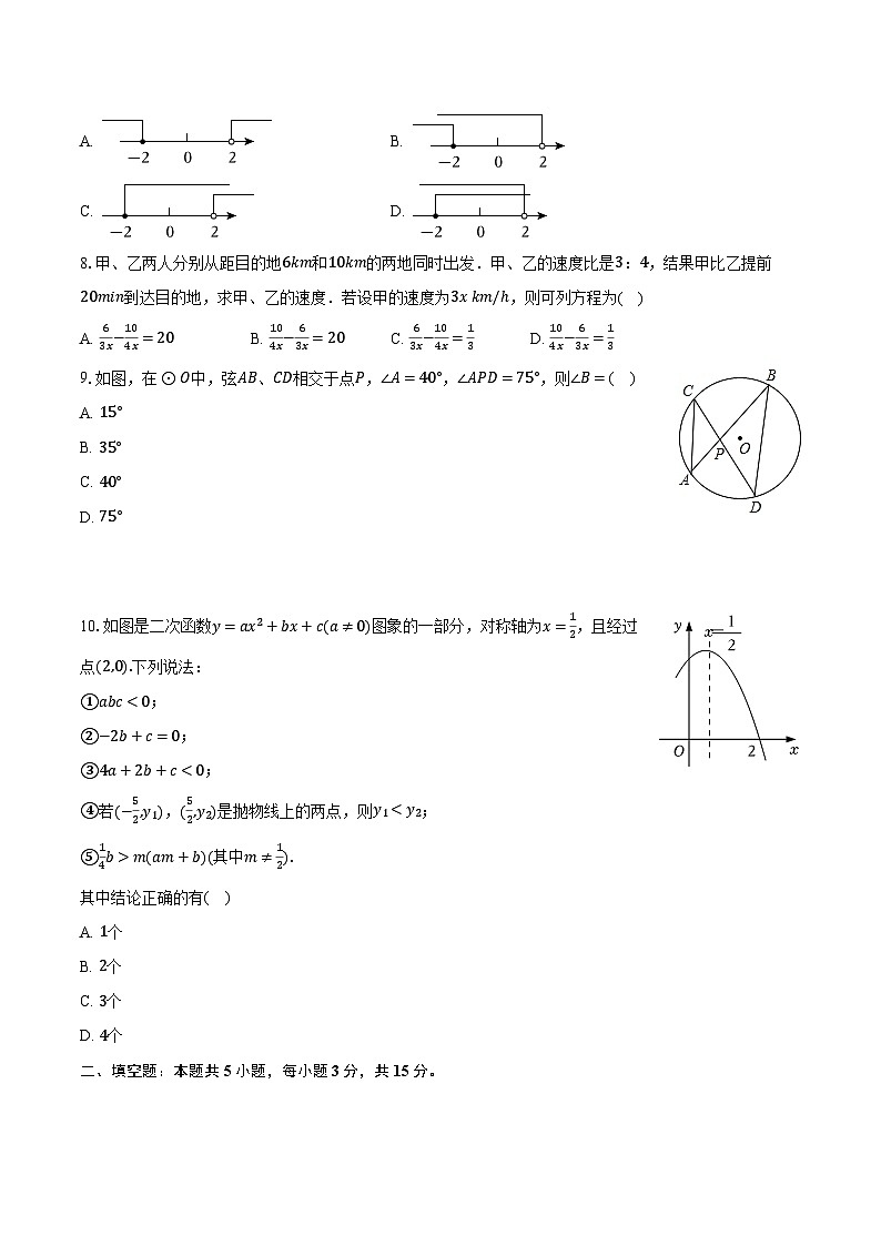 2024年湖北省恩施州宣恩县中考数学二模试卷（含解析）第2页