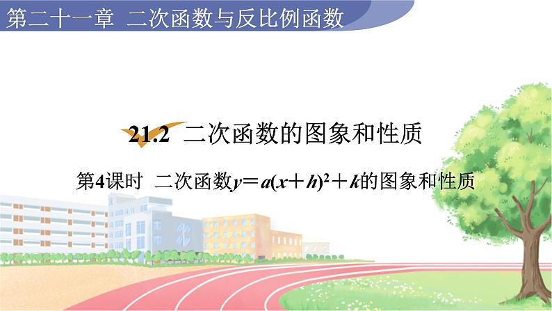 第4课时  二次函数y＝a(x＋h)2＋k的图象和性质第1页