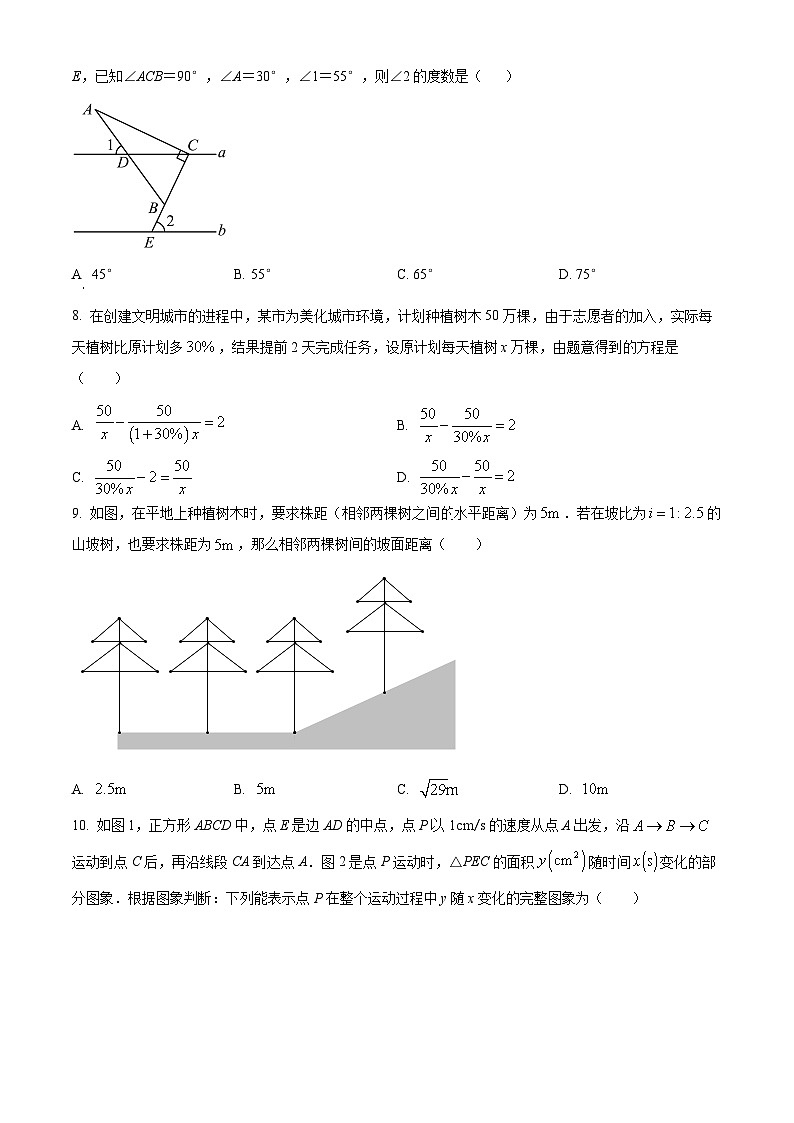 2024年广东省深圳市新安中学（集团）初中部中考三模数学试题（原卷版+解析版）02