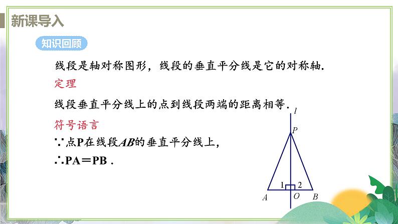 八年级数学江苏科技上册 2.4 课时2 线段的垂直平分线的判定 PPT课件+教案03