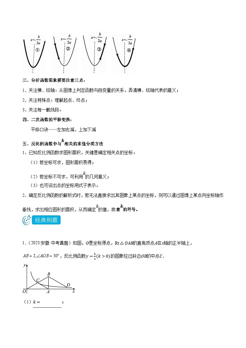 2024年中考数学压轴题型（安徽专用）专题03 填空轴题（函数类）（含解析）第2页