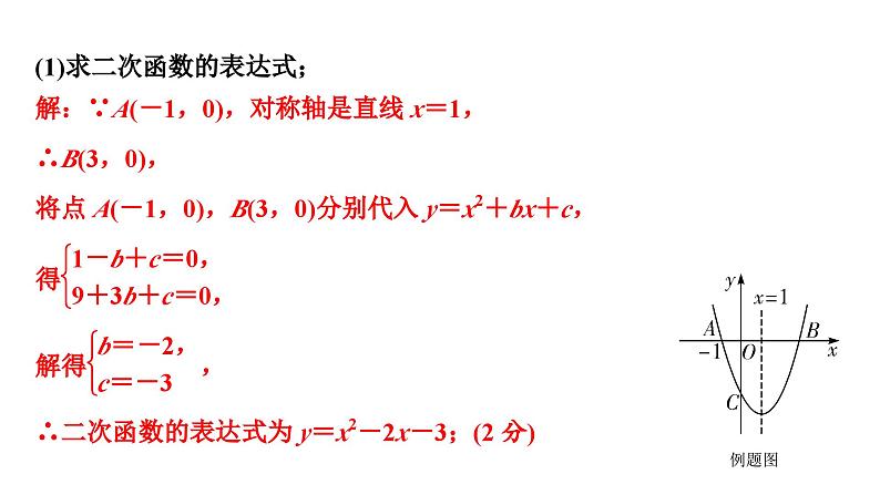 2024贵阳中考数学二轮中考题型研究 题型十 二次函数性质综合题 （课件）02