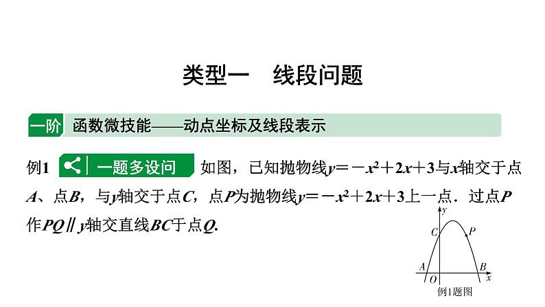 2024贵州中考数学二轮复习贵州中考题型研究 类型一 线段问题（课件）第1页