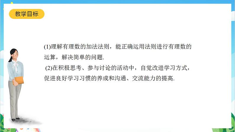 沪教版数学六年级下册5.4 《有理数的加法》课件+分层练习02