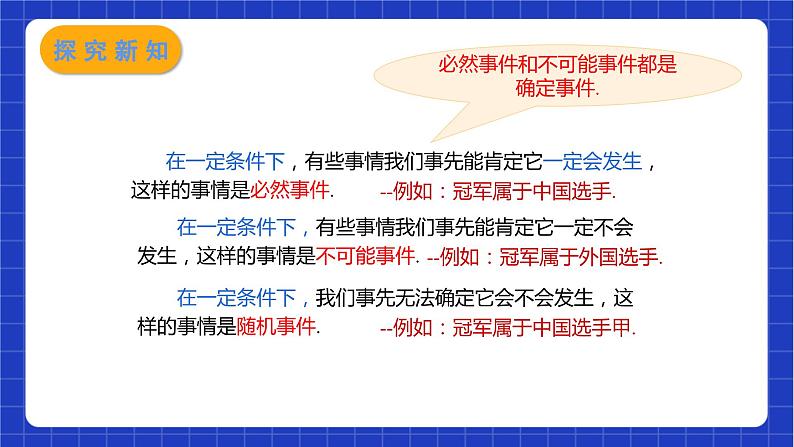 苏科版数学八年级下册8.1《确定事件与随机事件》课件+分层练习06