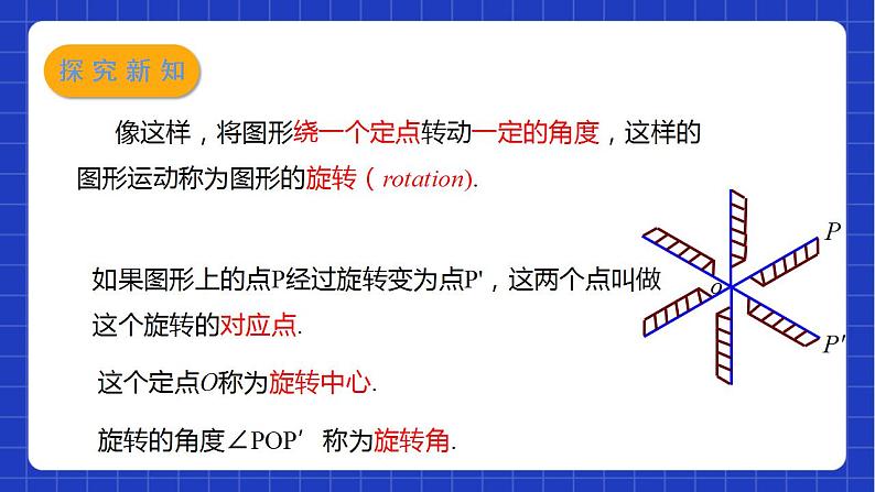 苏科版数学八年级下册9.1《 图形的旋转》（第1课时）课件+分层练习04