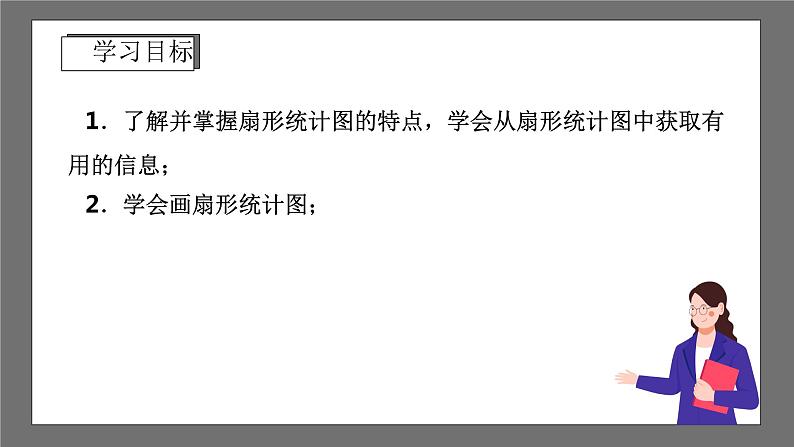 浙教版数学七年级下册6.3《扇形统计图》（课件）第2页