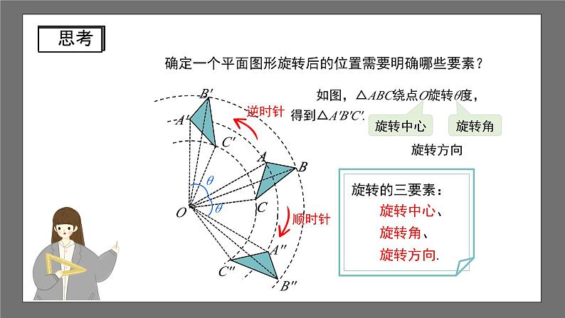 沪科版数学九年级下册24.1《旋转 》(第1课时)课件+教案08