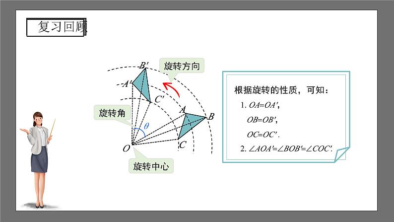 沪科版数学九年级下册24.1《旋转 》(第2课时)课件+教案03