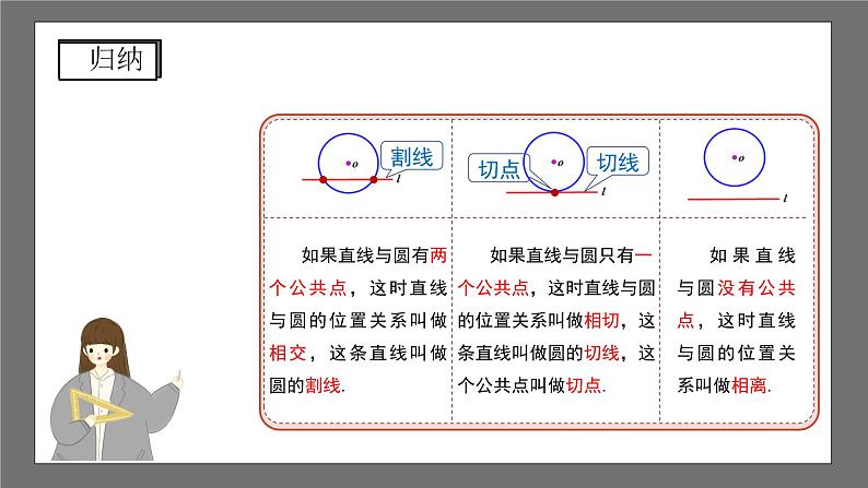 沪科版数学九年级下册24.4《直线与圆的位置关系 》（第1课时）课件+教案07