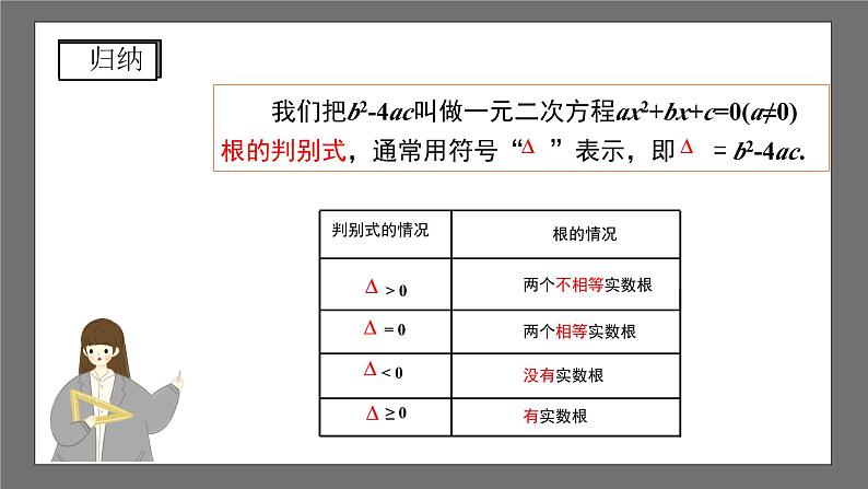 沪科版数学八年级下册17.3《一元二次方程根的判别式》课件+教案06