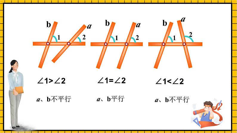 鲁教版数学六年级下册7.2.1《探索直线平行的条件》课件08