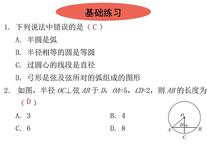 第二十四章圆单元复习课件第2页