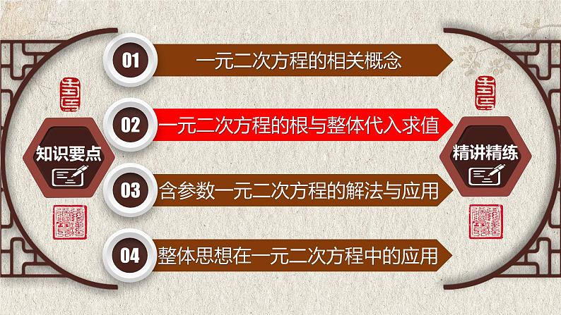 九年级上册 数学专题01 一元二次方程 复习课课件PPT08