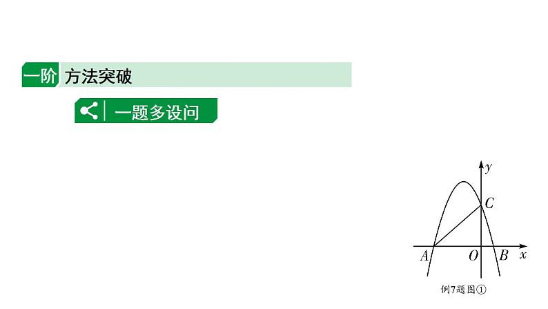 2024海南中考数学二轮重点专题研究 二次函数综合 类型五 二次函数与相似三角形问题（课件）01