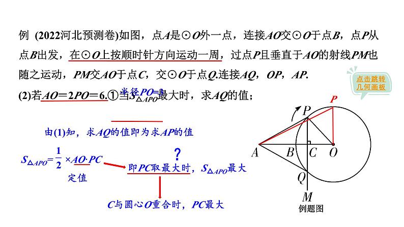 2024河北数学中考备考重难专题：圆的综合题动点问题题（课件）第8页