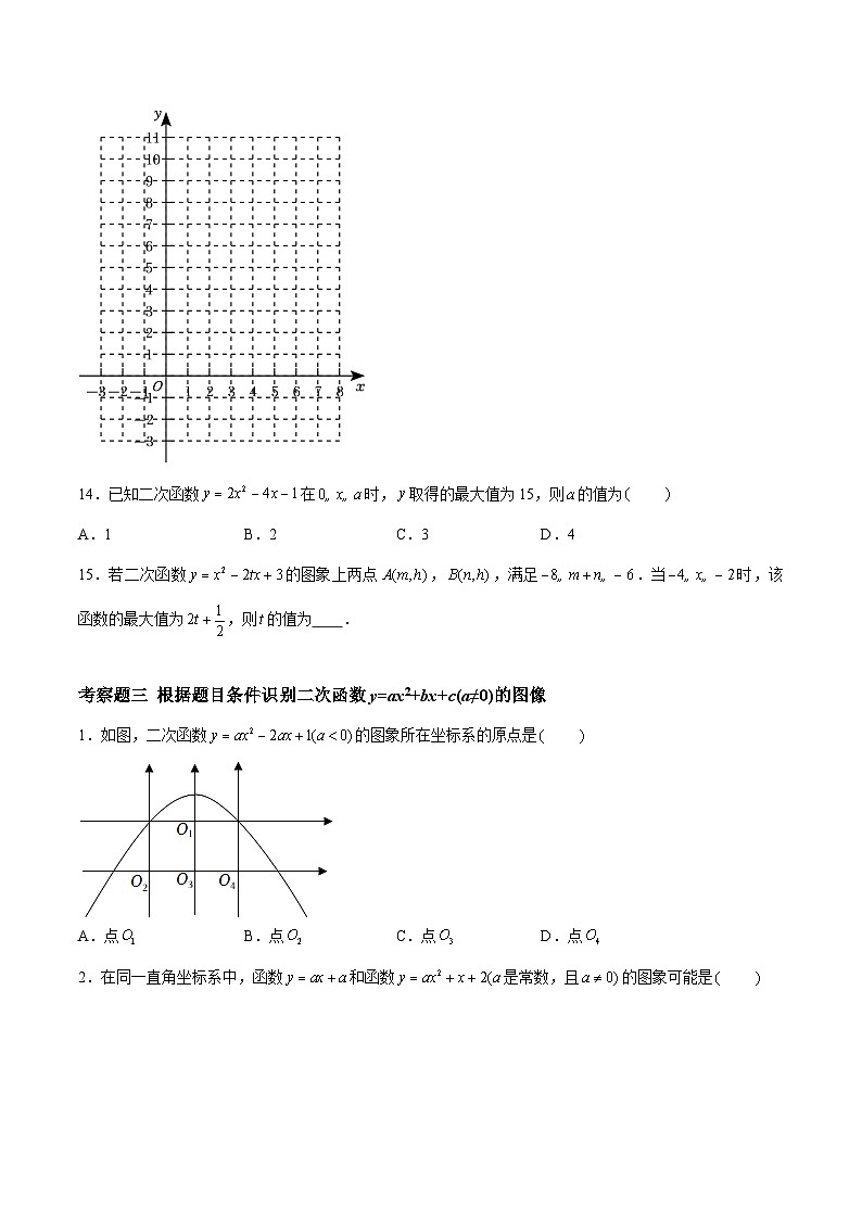 5.2.4二次函数y=ax2+bx+c(a≠0)的图像与性质（六大题型）03