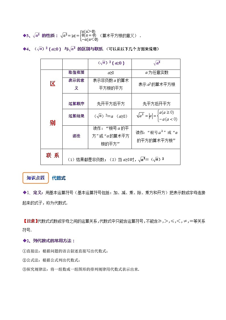 人教版八年级数学上册同步备课16.1二次根式(原卷版+解析)第2页