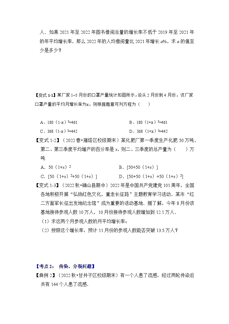 浙教版八年级数学下册专题2.4一元二次方程的实际应用(一)(知识解读)(原卷版+解析)02