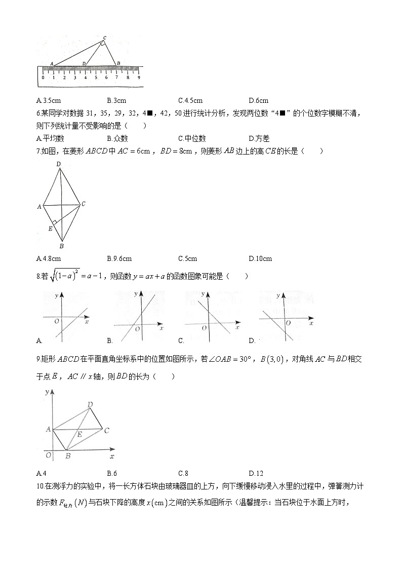 河南省漯河市2023-2024学年八年级下学期期末数学试题02