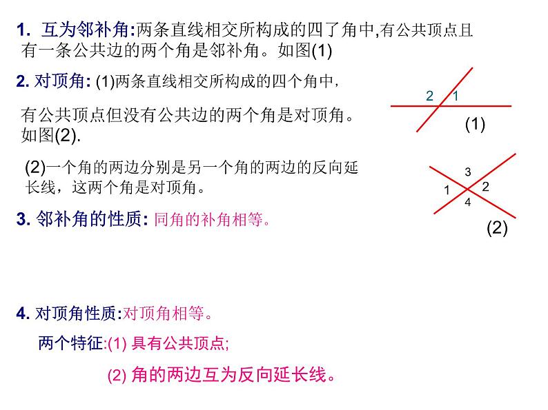 2023-2024学年度北师七下数学《相交线与平行线》复习课件第3页