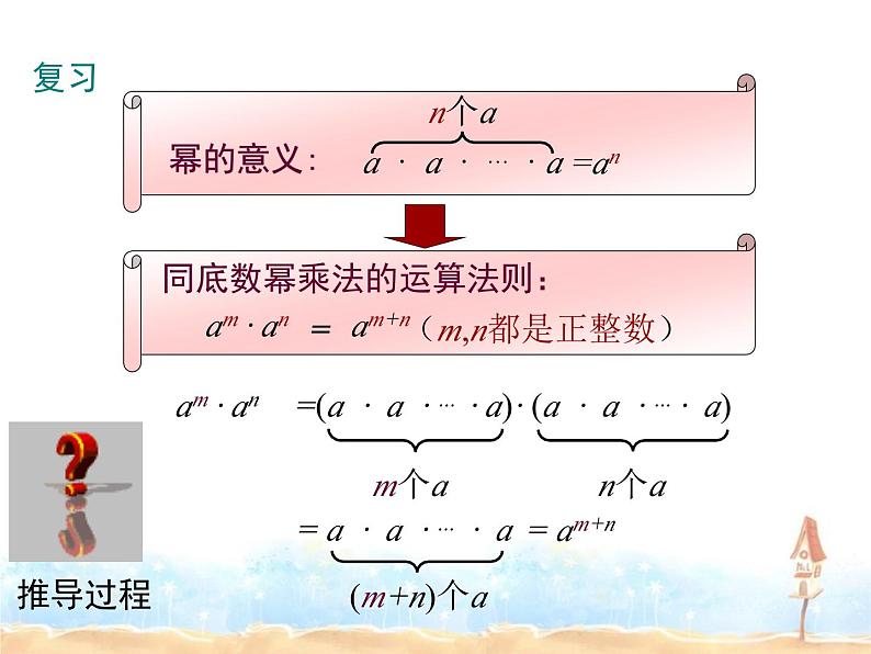 2023-2024学年度北师七下数学1.2 第1课时 幂的乘方同步课堂课件第3页