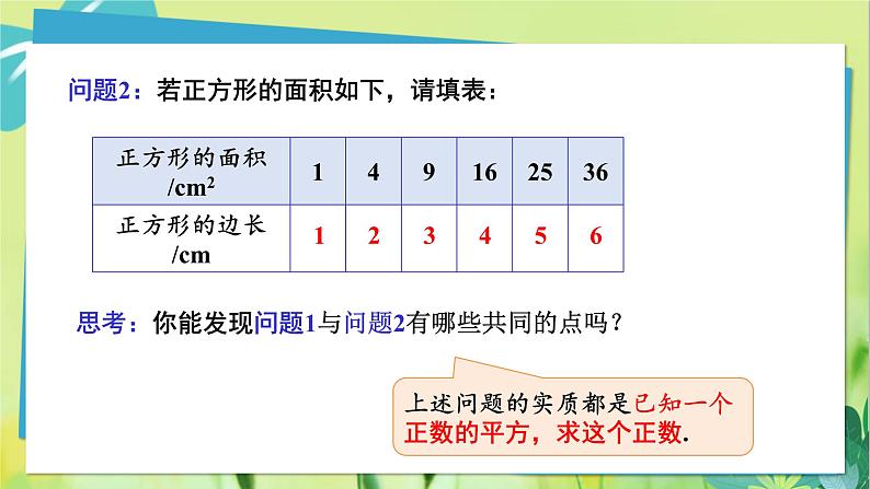 华师数学八年级上册 11.1.1 平方根 PPT课件第4页