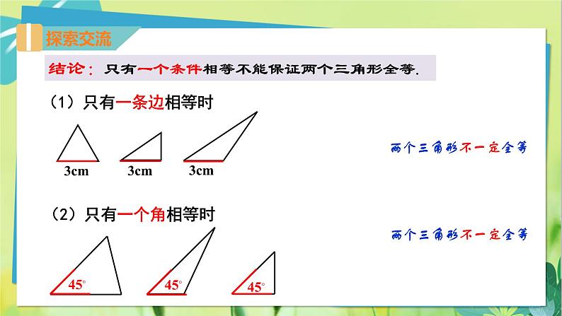 华师数学八年级上册 13.2.3 边角边 PPT课件07