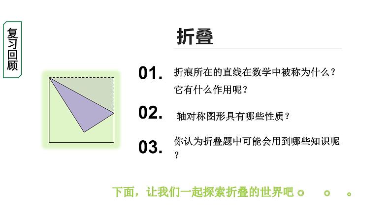 2023中考数学试题研究专题《特殊四边形的折叠》 教学课件第3页