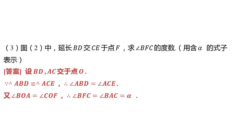 2024河南中考数学二轮复习微专题 “手拉手”全等模型 课件第4页