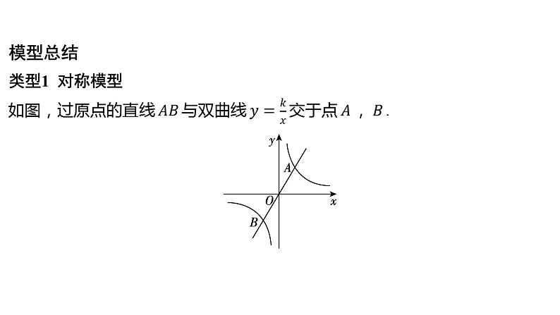 2024河南中考数学二轮复习微专题 反比例函数中的常见模型探究系列 课件第3页