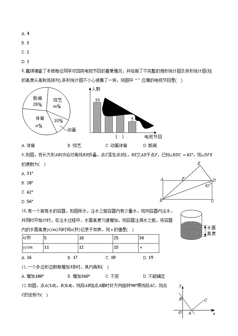 2023-2024学年河北省衡水三中八年级（下）期末数学试卷（含答案）第2页