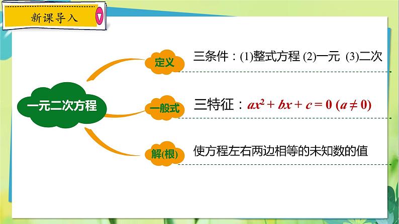 华师数学九年级上册 22.2.1直接开平方法和因式分解法 第1课时 直接开平方法 PPT课件02