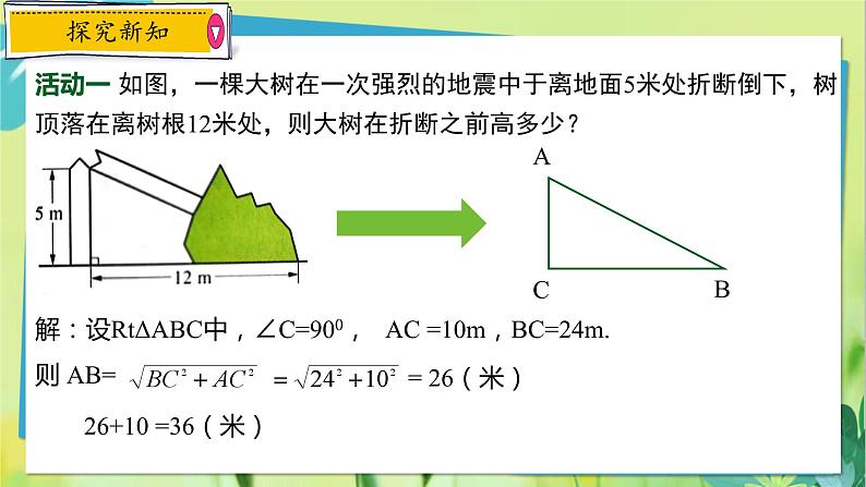 华师数学九年级上册 24.4.1 解直角三角形 第1课时解直角三角形 PPT课件第3页