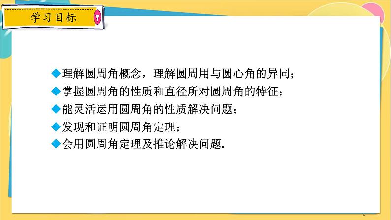 浙教数学九年级上册 3.5.1 圆周角定理及推论1 PPT课件02