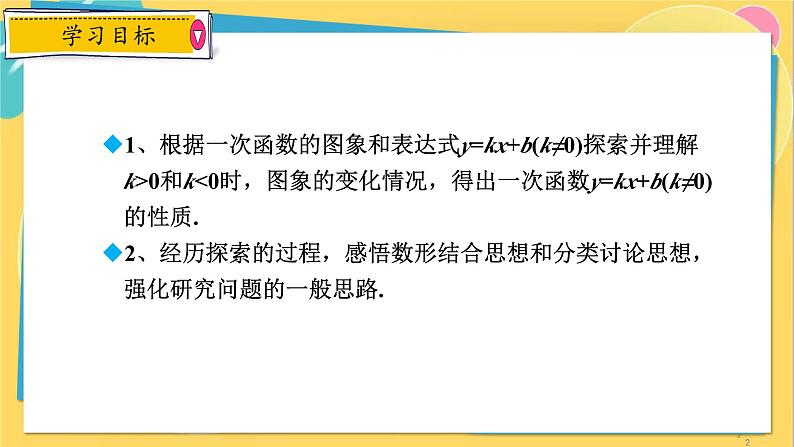 浙教数学8年级上册 5.4.2 一次函数的性质 PPT课件02