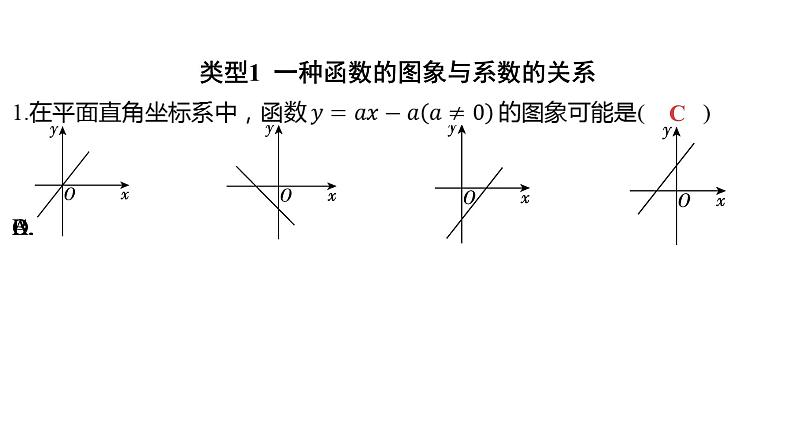 2024河南中考数学微专题复习 函数图象与系数之间的关系 课件第8页