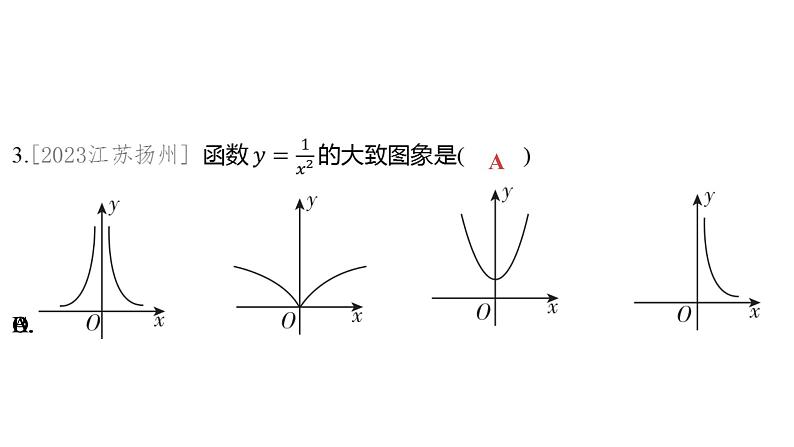 2024河南中考数学一轮知识点复习专题 函数及其图象 课件03